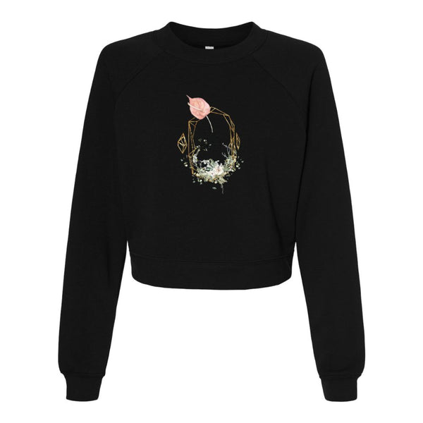 BELLA CANVAS WOMEN'S CROPPED FLEECE PULLOVER 7505